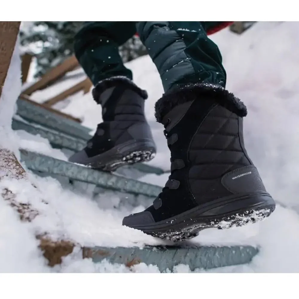 Columbia Ice Maiden‎ II Waterproof Boots in Black Women Size 6